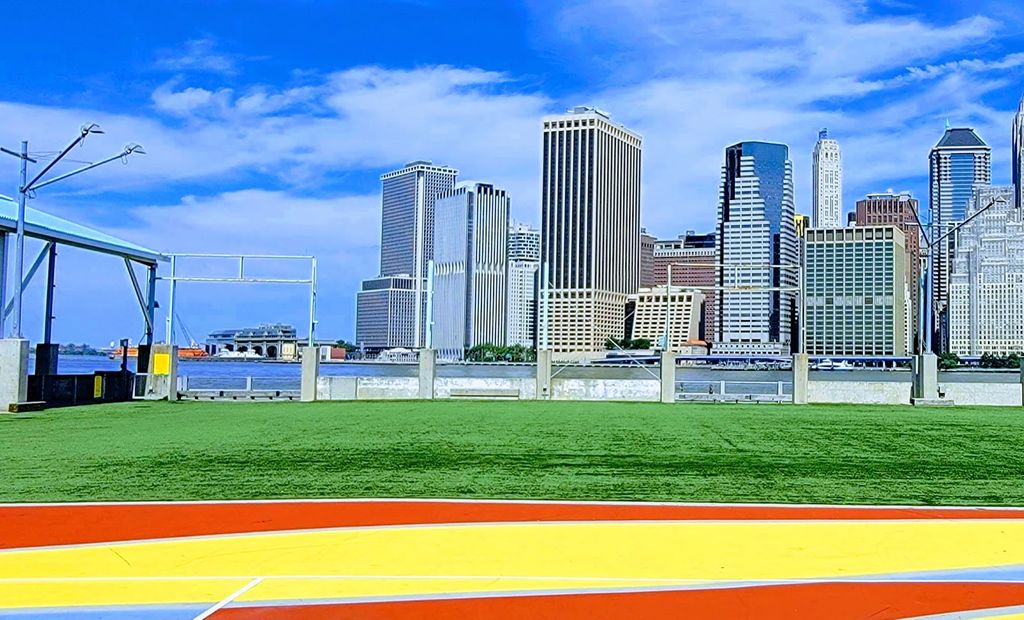 Brooklyn Bridge Park Fitness Equipment